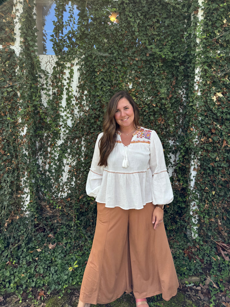 Classic Camel Knit Pant