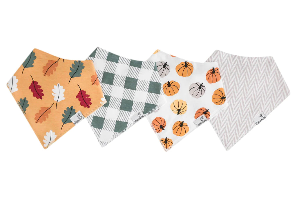 Copper Pearl Bandana Bib Set, Karver