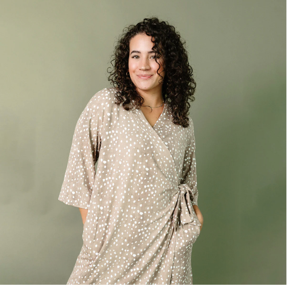 Copper Pearl Everyday Robe - Fawn