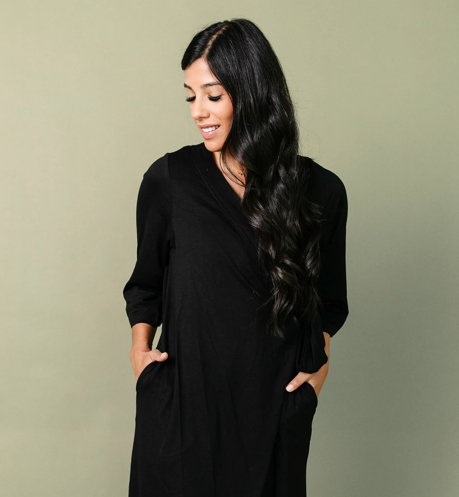 Copper Pearl Everyday Robe - Midnight