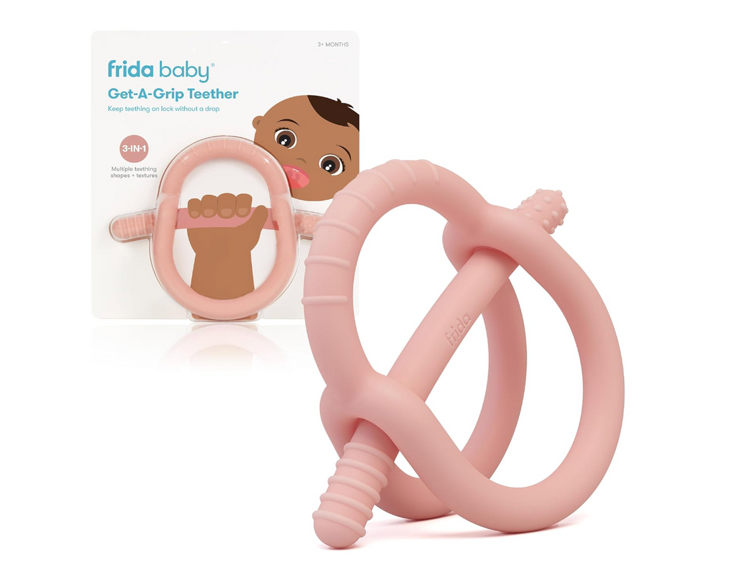 fridababy get-a-grip teether - pink