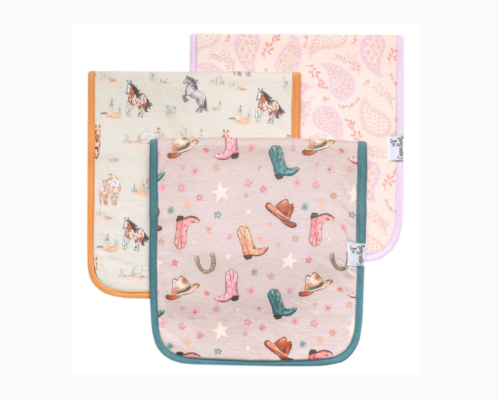 Burp Cloth Set, Cheyenne