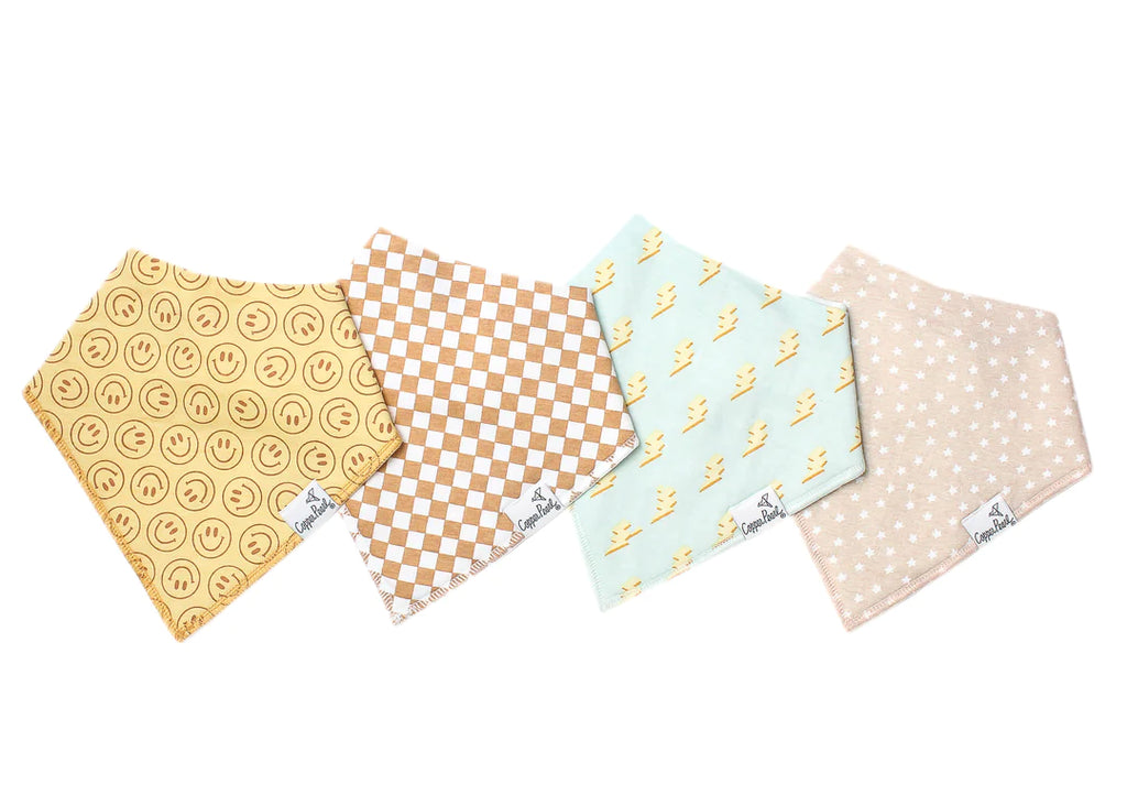 Copper Pearl Bandana Bib Set - Vance
