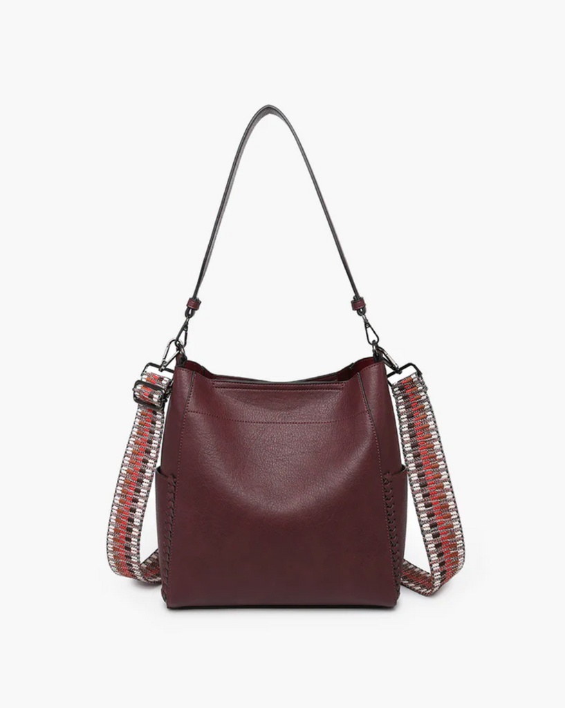 The Jenny Bucket Bag - Wine