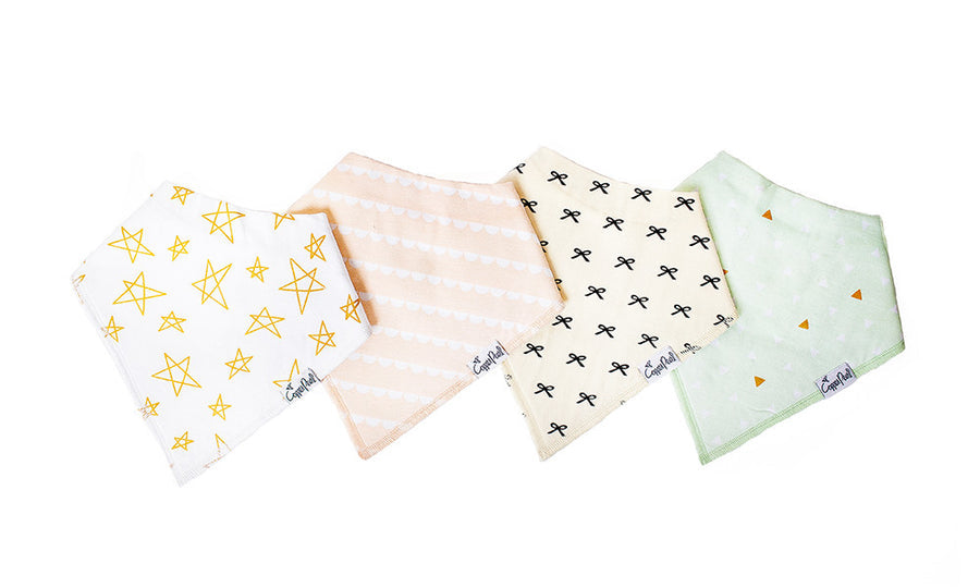 Copper Pearl Bandana Bib Set, Paris