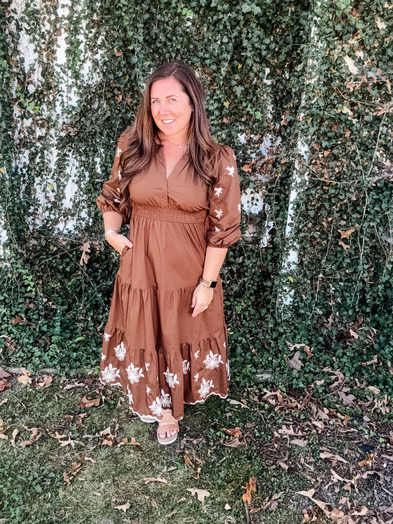 Chocolate Lace Dress