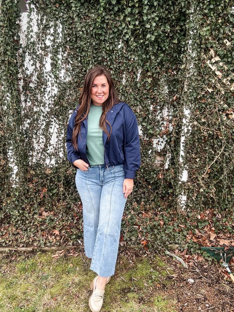 The Harper Jacket - Navy