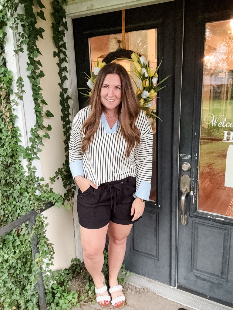 Coastal Breeze Striped Top