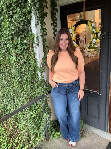 Peach Harbor Top