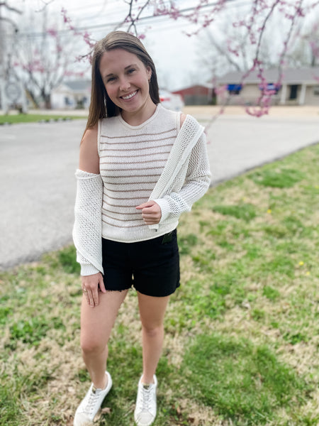 Gilsey Long Sleeve Hooded Cardigan