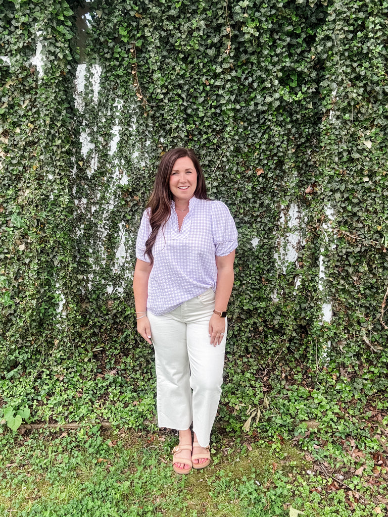 Sweet Magnolia Gingham Top