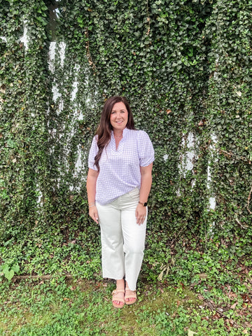 Sweet Magnolia Gingham Top