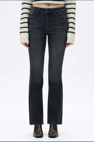 High Rise Bootcut - Vintage Dark Grey