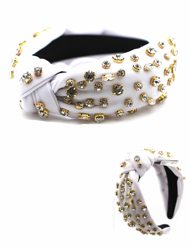 White Embellished Headband