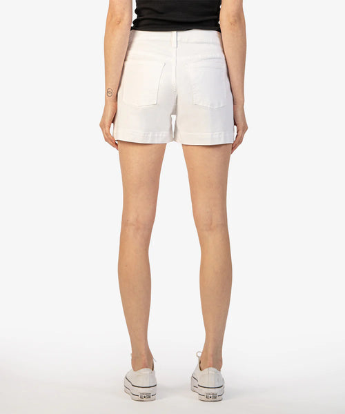 Jane High Rise Short - Ecru