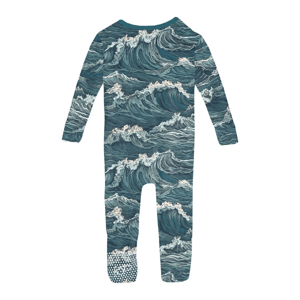 Print Convertible Zip Sleeper - Oceanic