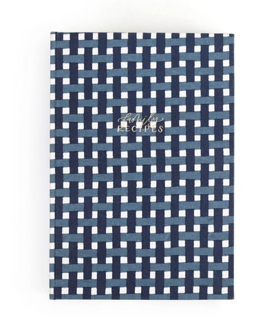 Heirloom Recipe Book - Blue Gingham - H/B