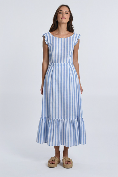 Paris Stripe Midi