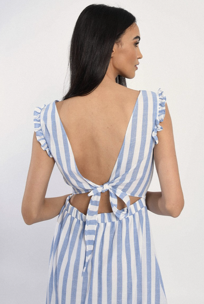 Paris Stripe Midi
