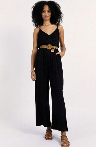 Black Strappy Jumpsuit