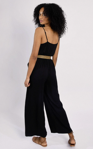 Black Strappy Jumpsuit