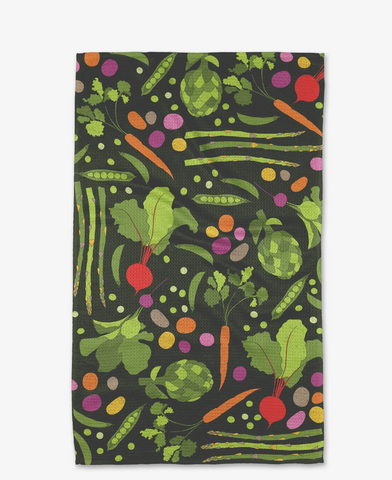 Geometry Tea Towel - Spring Sprout