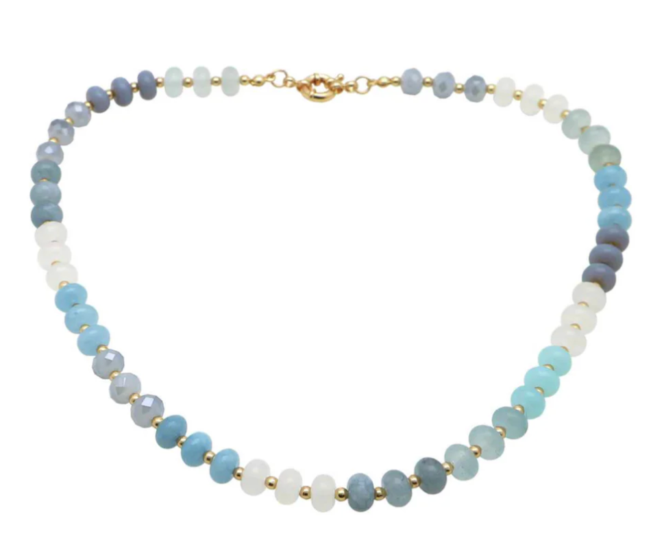 light blue candy necklace