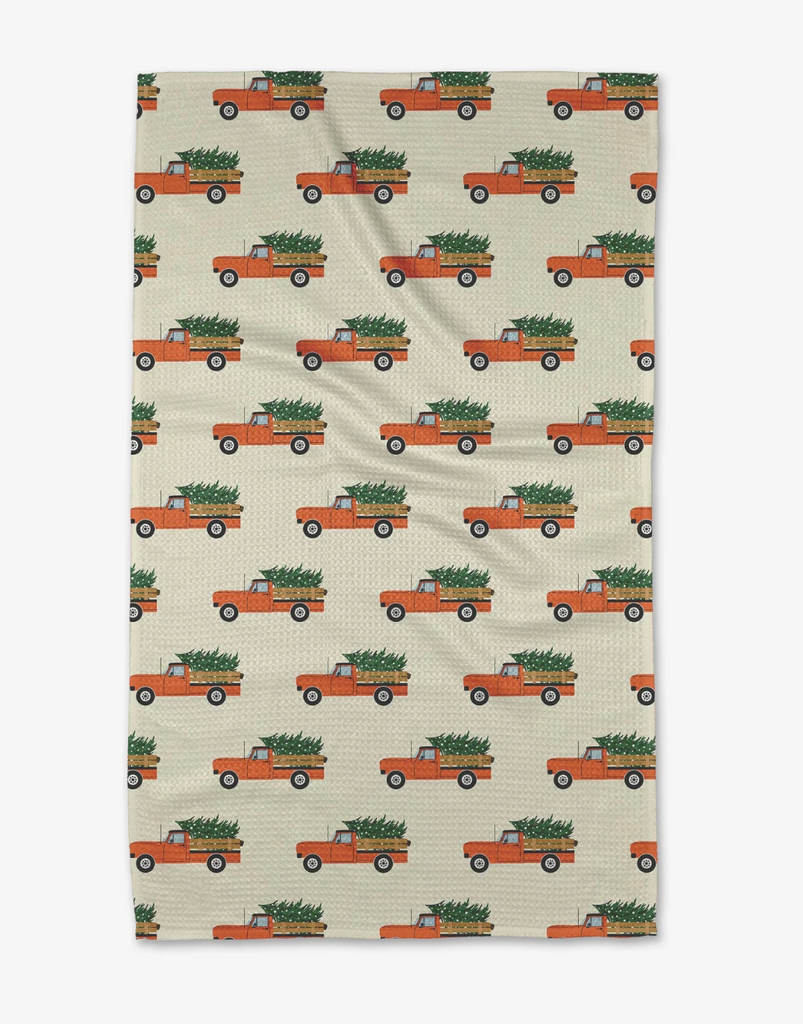 Geometry Tea Towel - christmas ride