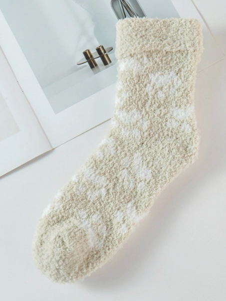 Cozy Fuzzy Socks - Paw Prints