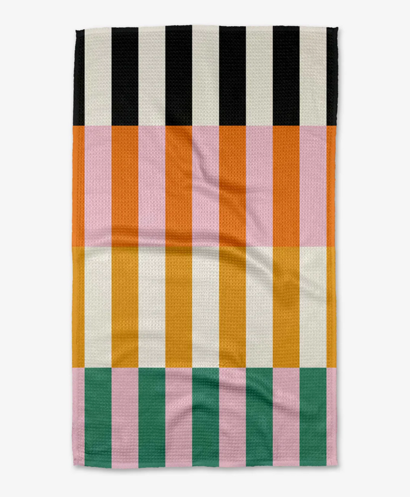 Geometry Tea Towel - stacked stripes