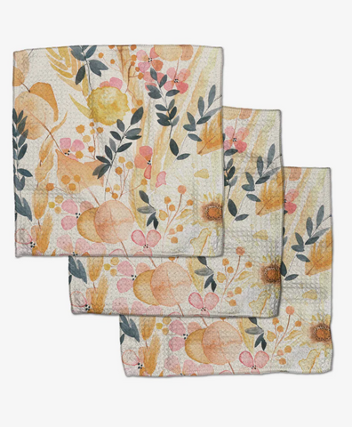 Geometry Dishcloth - sleepy fields