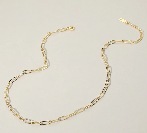 waterproof open gold chain