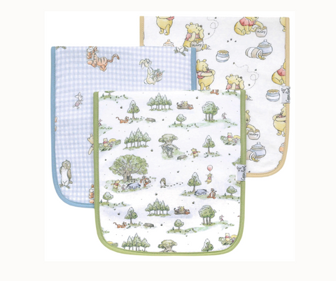 Burp Cloth Set - Hundred Acre Wood