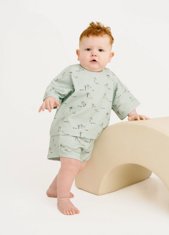 Palm Breeze Slouchy Set