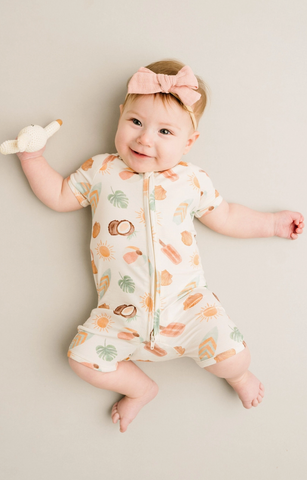 Seaside Stroll Bamboo Short Romper