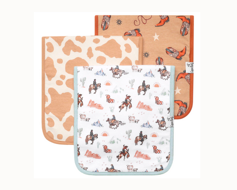 Burp Cloth Set, Boone