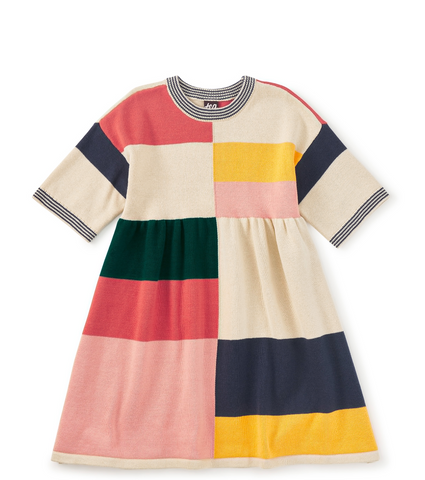 Colorblock Sweater Dress