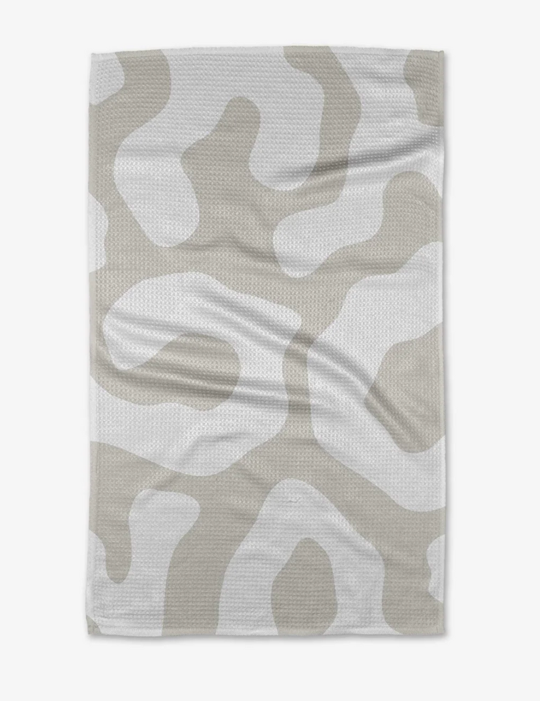 Geometry Tea Towel - Off White