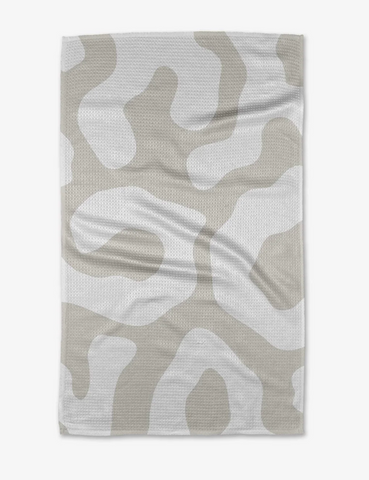 Geometry Tea Towel - Off White