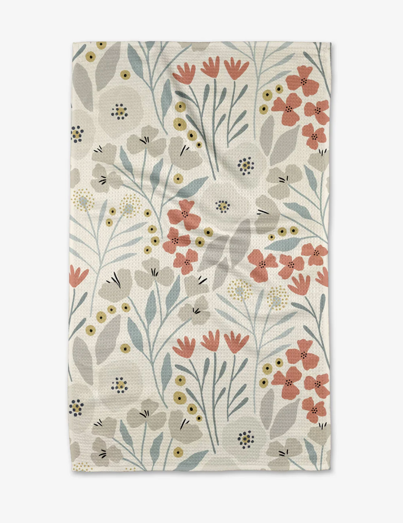 Geometry Tea Towel - fiona cream