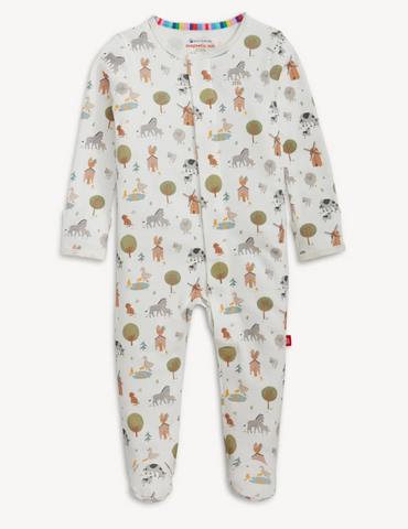 Funny Farm Organic Cotton Footie