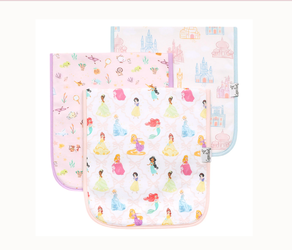 Burp Cloth Set, Disney Princess