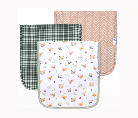 Burp Cloth Set, Wilder