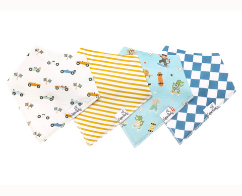 Bandana Bib Set - Speedster