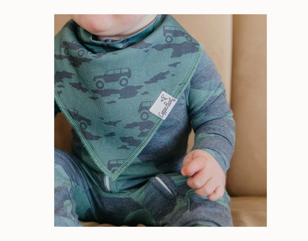 Bandana Bib Set - Hunter