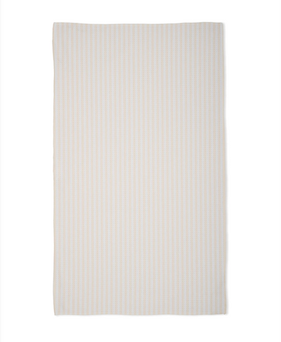 Geometry Tea Towel - summer stripe cream