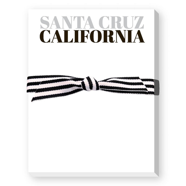 CITY AND STATE MINI NOTEPAD: NAVY/GREEN