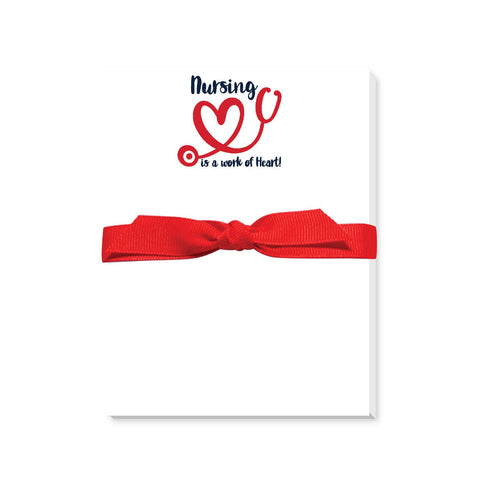 NURSING WORK OF HEART MINI NOTEPAD