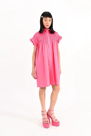 The Pink Gathered Dress