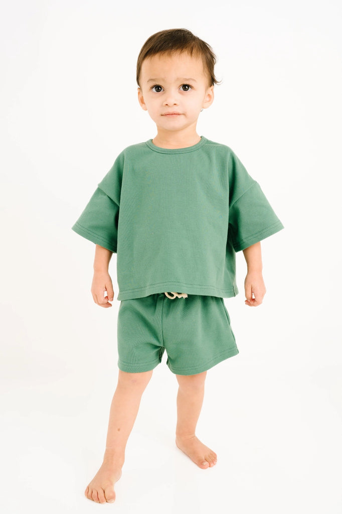 The Solid Slouchy Set - Green